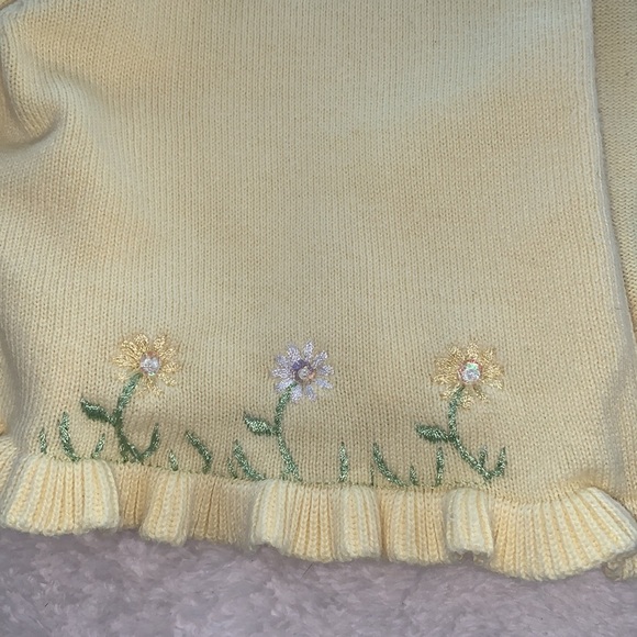 Sophie Rose Yellow Sweater Shrug Cardigan 4T EUC - Picture 8 of 13